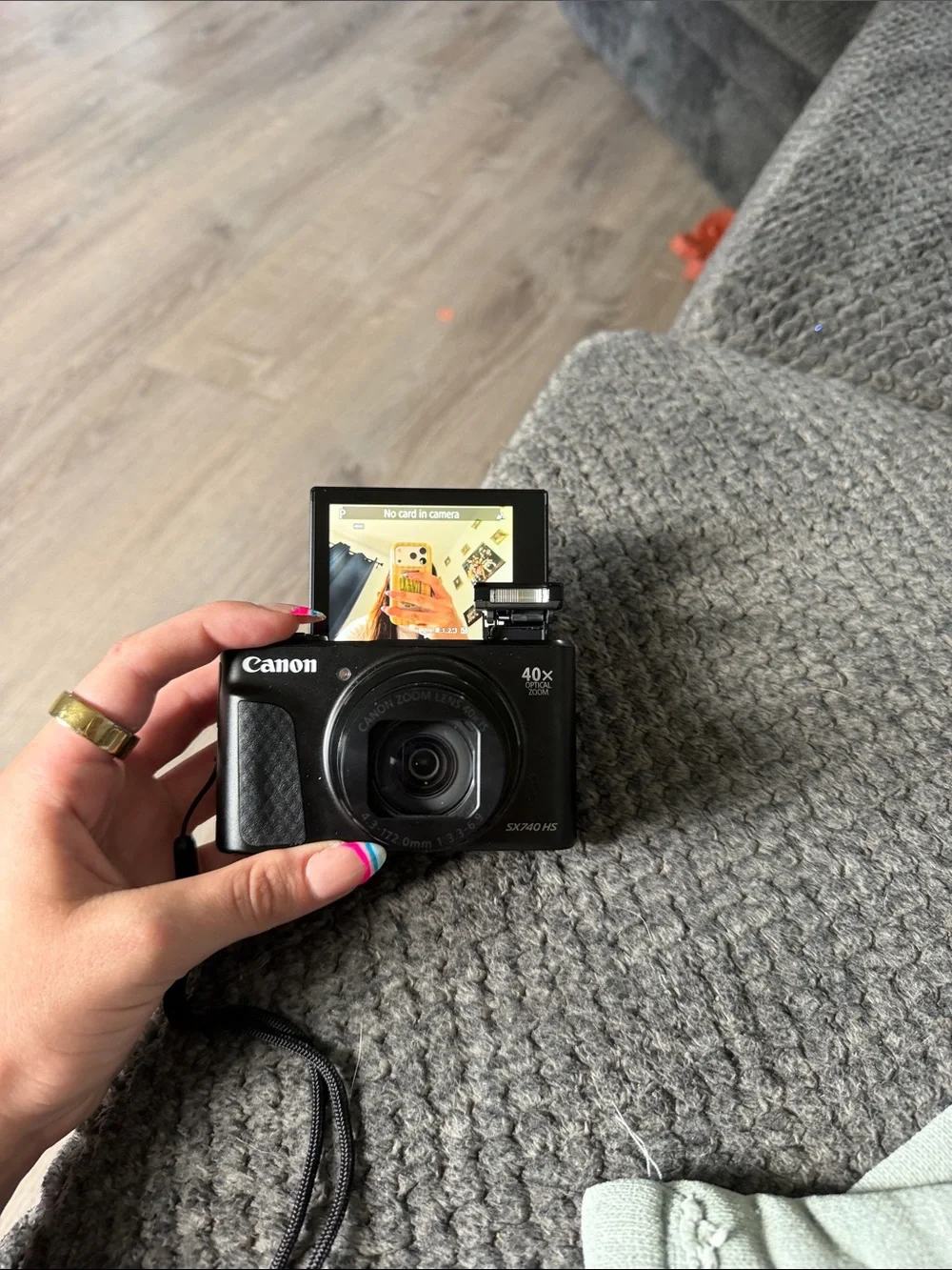 Canon PowerShot SX740 HS Compact Digital Camera - Black